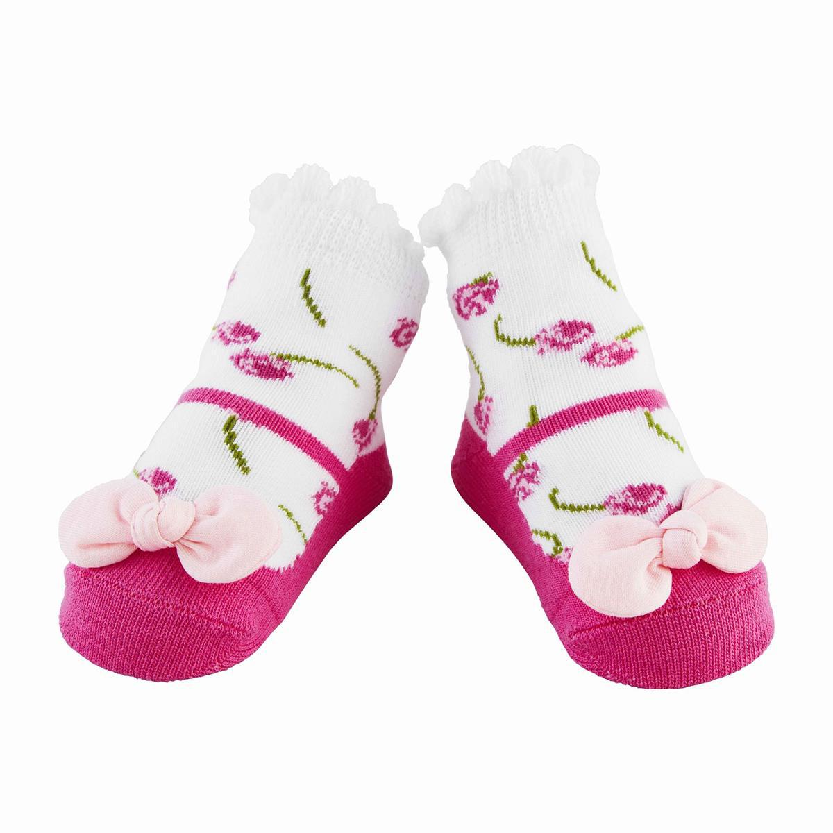 Mud Pie Petite Rose Baby Socks - BeautyOfASite - Central Illinois Gifts, Fashion & Beauty Boutique