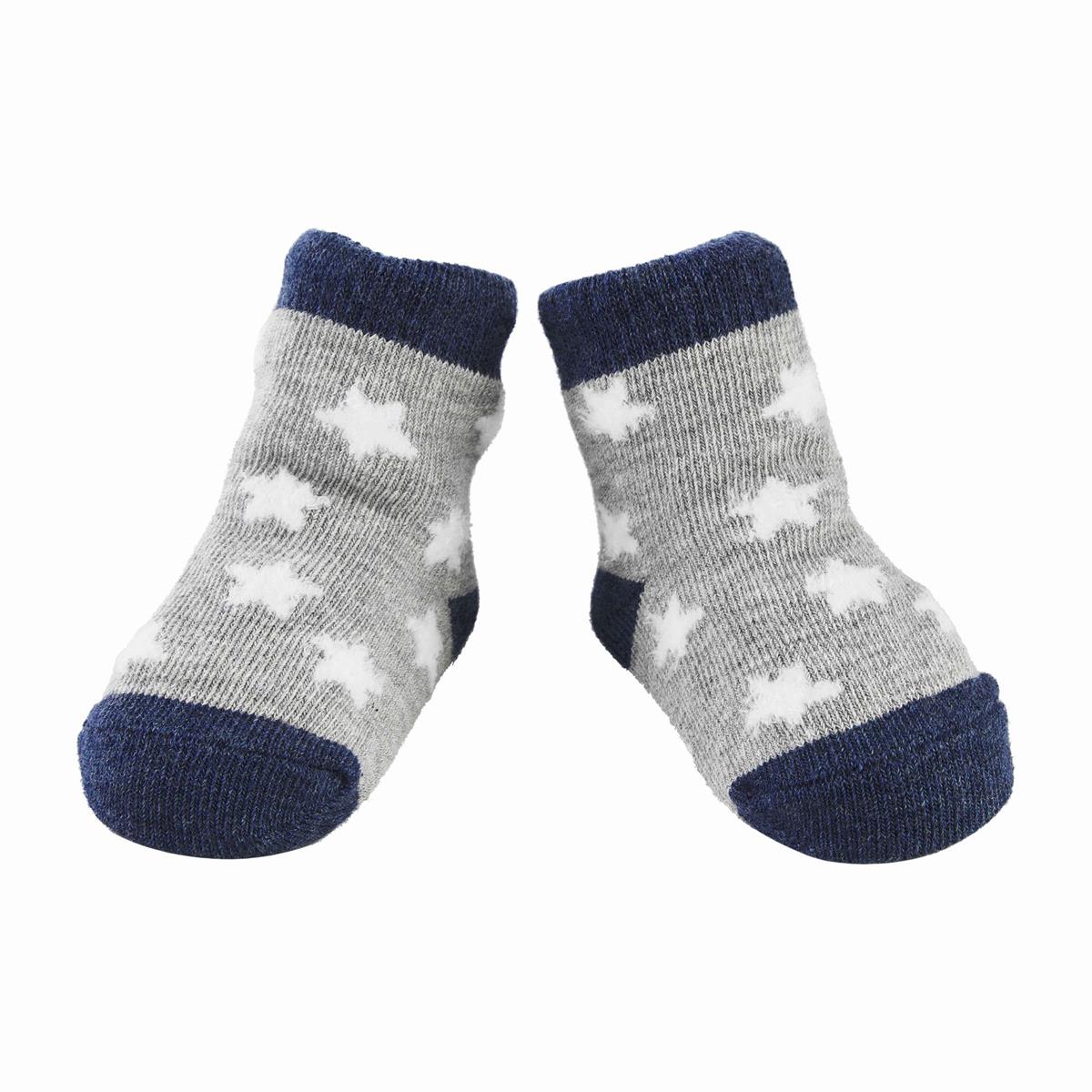Mud Pie White Chenille Star Baby Socks - BeautyOfASite - Central Illinois Gifts, Fashion & Beauty Boutique