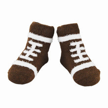 Mud Pie Football Chenille Baby Socks - BeautyOfASite - Central Illinois Gifts, Fashion & Beauty Boutique
