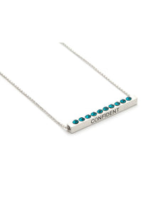 Laura Janelle by Cousin Birthstone Bar Necklace - Silver - BeautyOfASite - Central Illinois Gifts, Fashion & Beauty Boutique