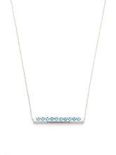Laura Janelle by Cousin Birthstone Bar Necklace - Silver - BeautyOfASite - Central Illinois Gifts, Fashion & Beauty Boutique