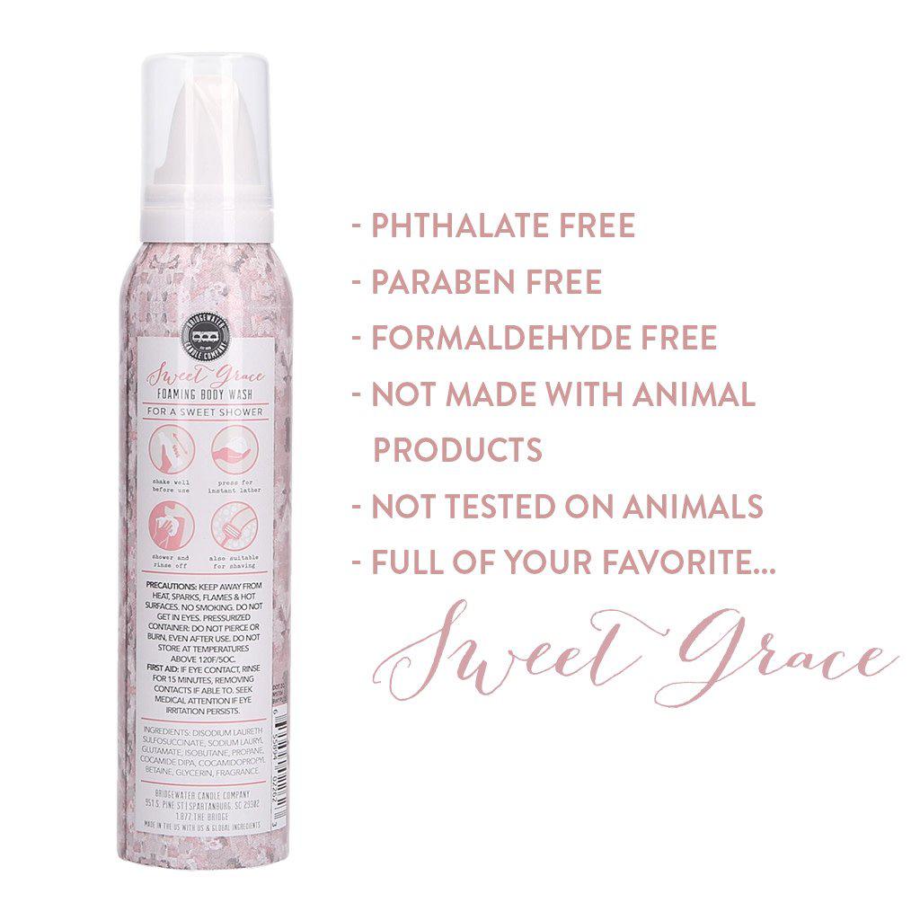 Sweet Grace Foaming Body Wash - BeautyOfASite - Central Illinois Gifts, Fashion & Beauty Boutique