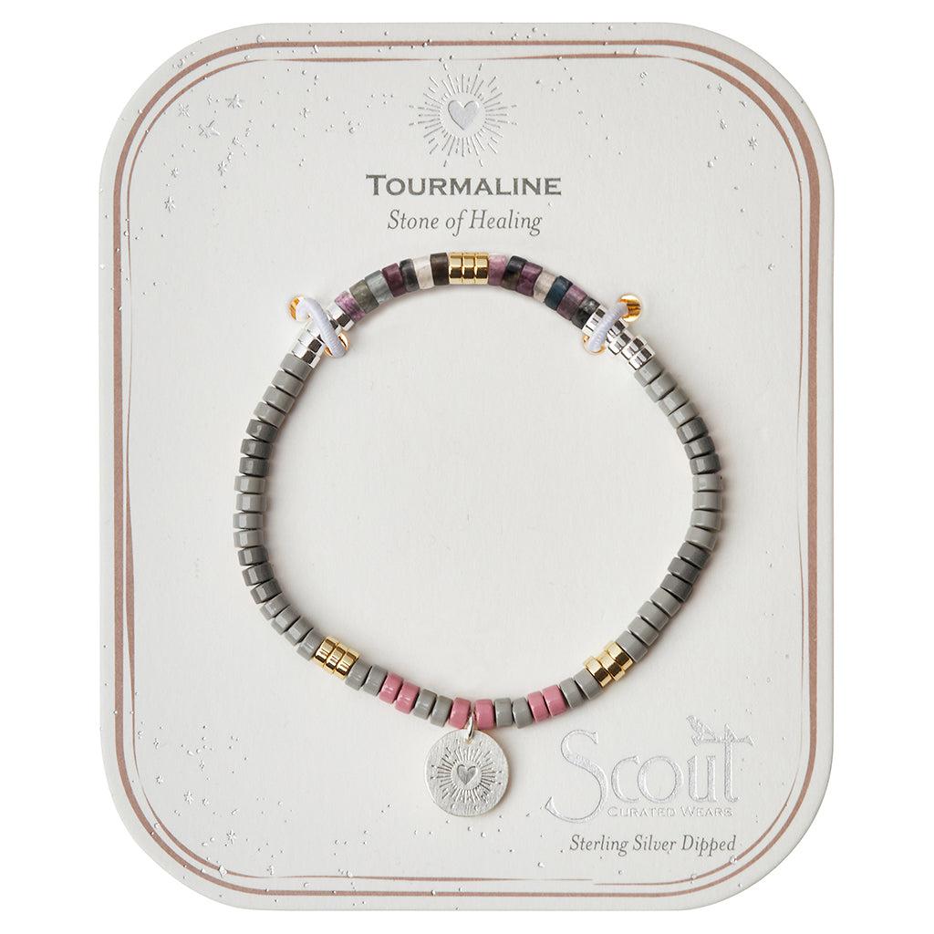 Scout Curated Wears Stone Intention Charm Bracelet - Tourmaline - BeautyOfASite - Central Illinois Gifts, Fashion & Beauty Boutique