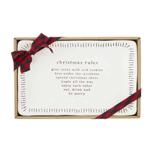 Mud Pie Christmas Rules Tray - BeautyOfASite - Central Illinois Gifts, Fashion & Beauty Boutique