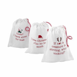 Mud Pie Christmas Apron in a Bag - BeautyOfASite - Central Illinois Gifts, Fashion & Beauty Boutique