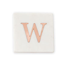 Mud Pie Initial Marble Coaster - BeautyOfASite - Central Illinois Gifts, Fashion & Beauty Boutique