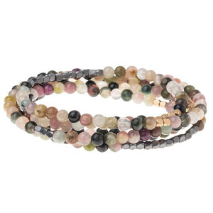 Scout Curated Wears Stone Wrap Bracelet/Necklace - Tourmaline - BeautyOfASite - Central Illinois Gifts, Fashion & Beauty Boutique