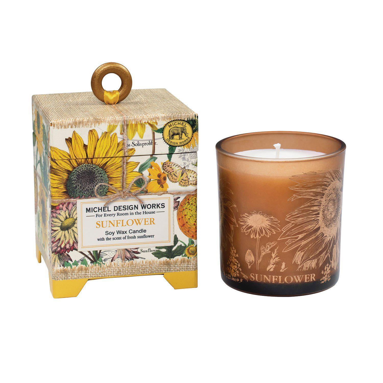 Michel Design Works Soy Wax Candle - Sunflower - BeautyOfASite - Central Illinois Gifts, Fashion & Beauty Boutique