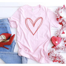Doodles of Love Valentine Graphic Tee - BeautyOfASite - Central Illinois Gifts, Fashion & Beauty Boutique