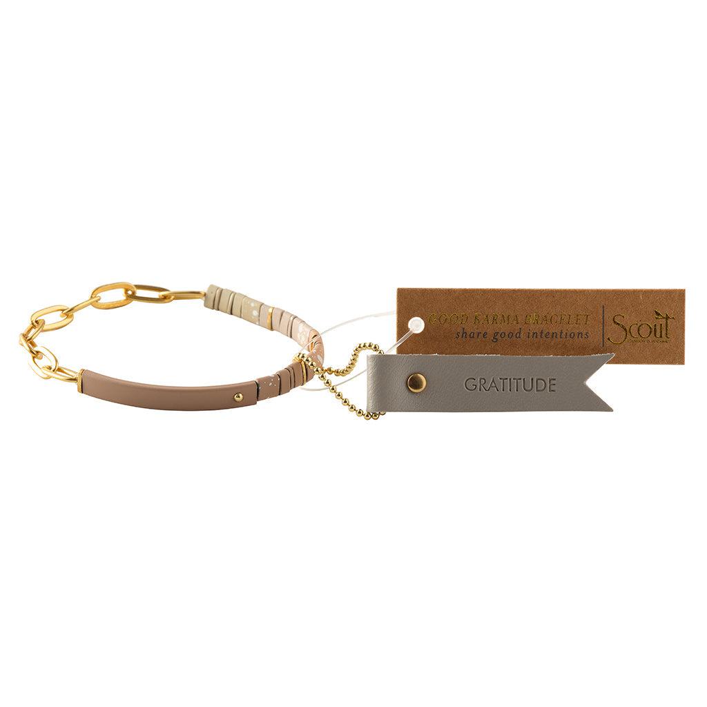 Scout Curated Wears Good Karma Ombre Chain Bracelet - Gratitude Fawn/Gold