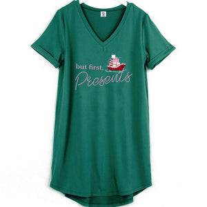 Hello Mello Holiday Sleep Shirt - BeautyOfASite - Central Illinois Gifts, Fashion & Beauty Boutique