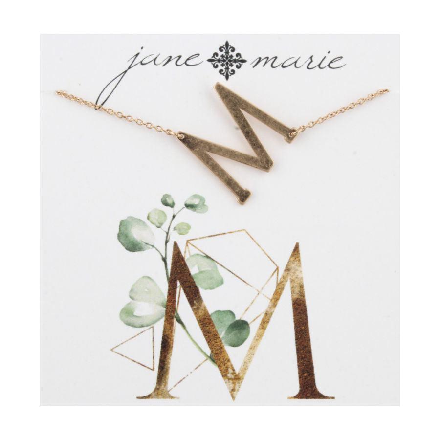 Jane Marie You-nique Initial Bracelet - BeautyOfASite - Central Illinois Gifts, Fashion & Beauty Boutique