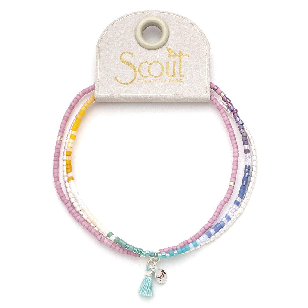 Scout Curated Wears Chromacolor Miyuki Bracelet Trio Bright Multi