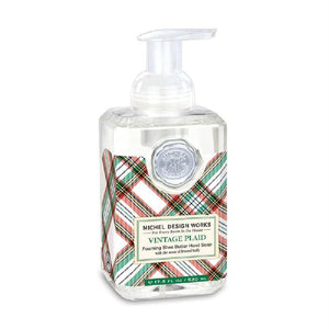 Michel Design Works Foaming Soap - Vintage Plaid - BeautyOfASite - Central Illinois Gifts, Fashion & Beauty Boutique