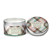 Michel Design Works Travel Candle - Vintage Plaid - BeautyOfASite - Central Illinois Gifts, Fashion & Beauty Boutique