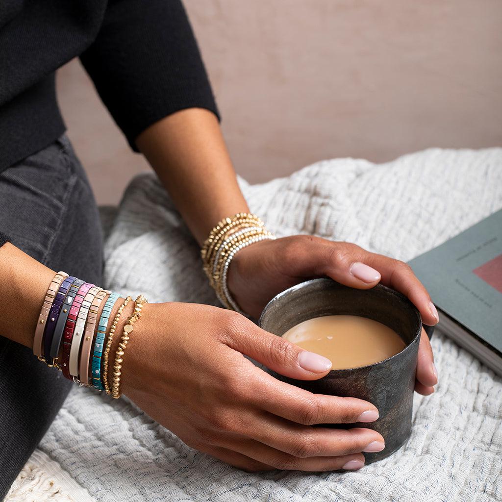 Scout Curated Wears Good Karma Ombre Bracelet - Gratitude Fawn/Gold