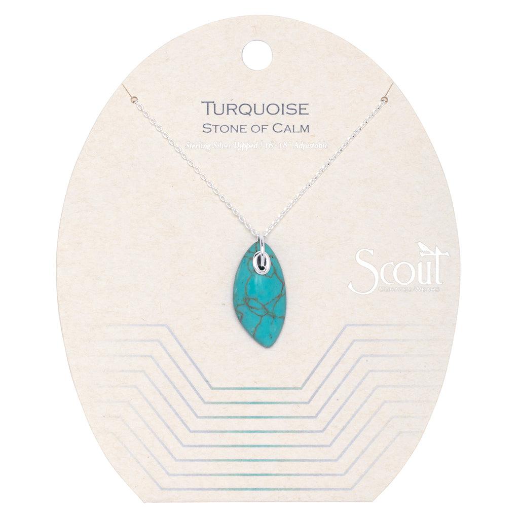 Scout Curated Wears Organic Stone Necklace - Turquoise