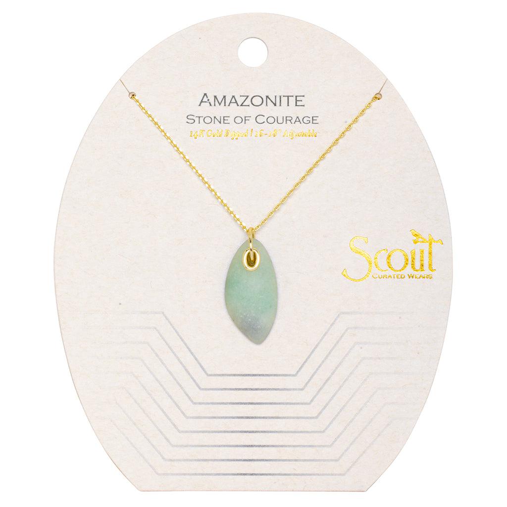 Scout Curated Wears Organic Stone Necklace - Amazonite