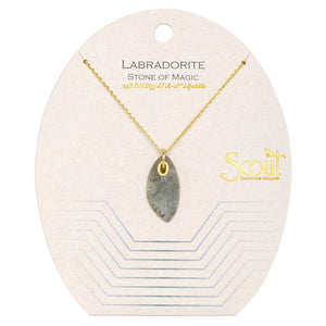 Scout Curated Wears Organic Stone Necklace Labradorite