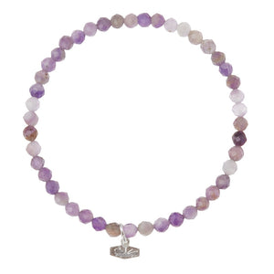 Scout Curated Wears Mini Faceted Stone Stacking Bracelet - Amethyst - BeautyOfASite - Central Illinois Gifts, Fashion & Beauty Boutique