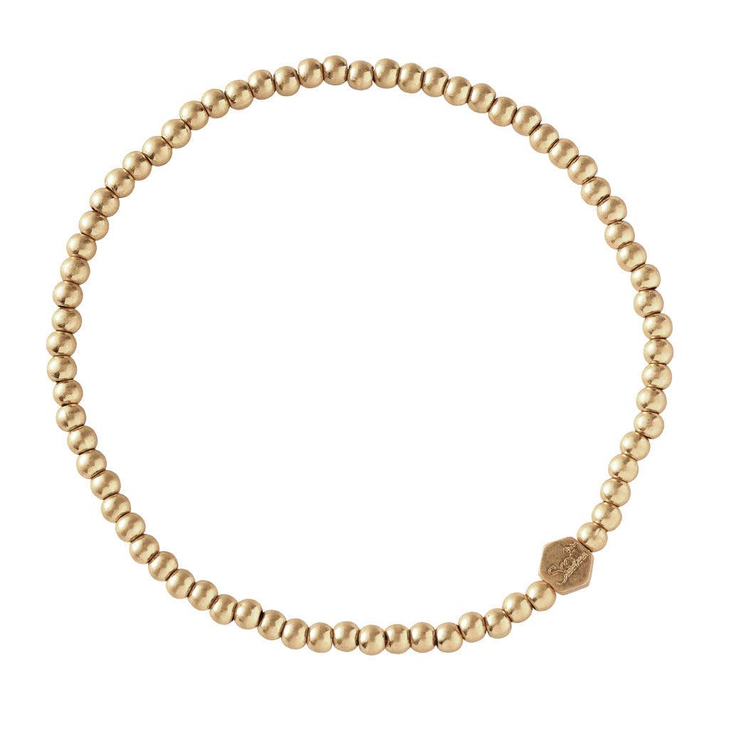 Scout Curated Wears Mini Metal Stacking Bracelet - Ball Beads
