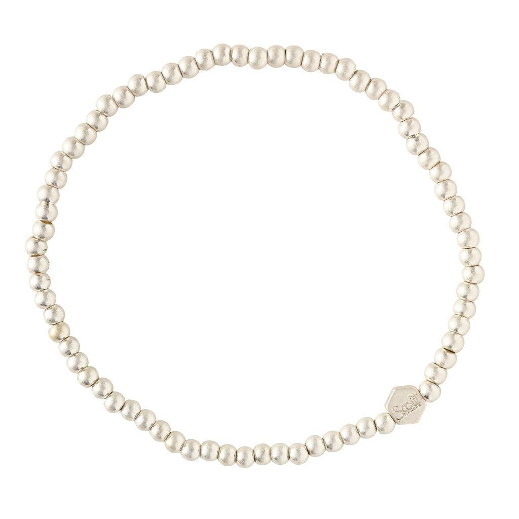 Scout Curated Wears Mini Metal Stacking Bracelet - Ball Beads