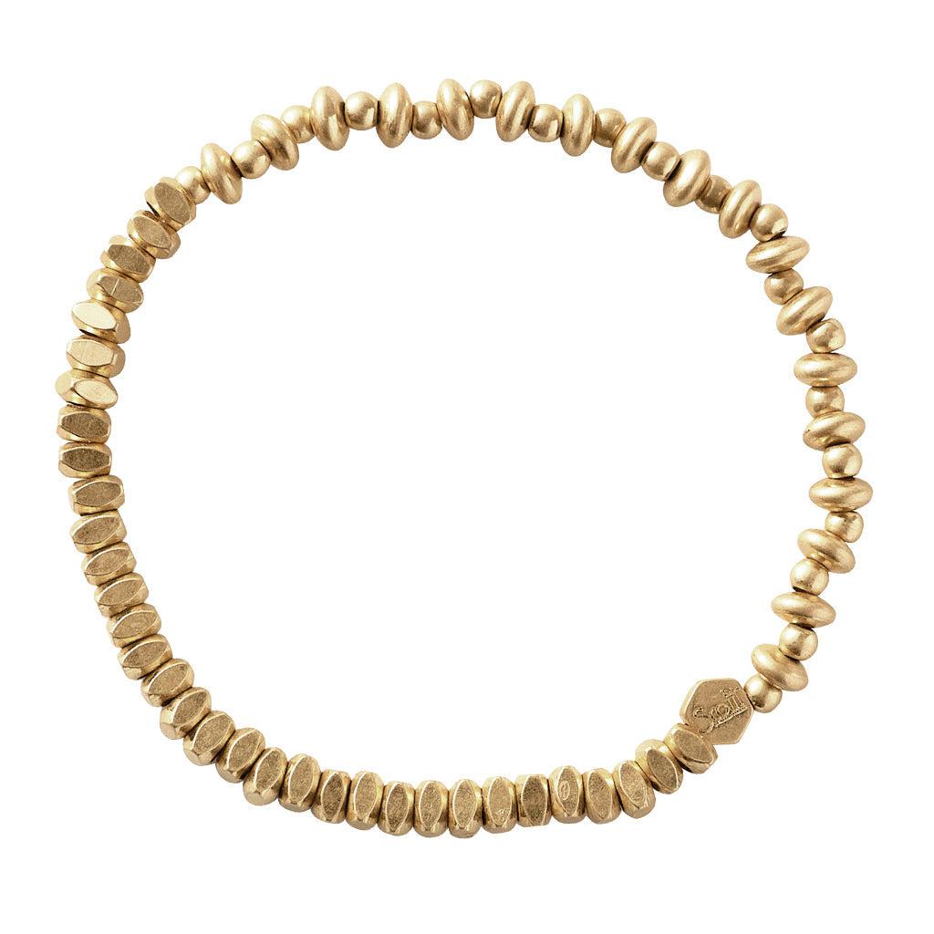 Scout Curated Wears Mini Metal Stacking Bracelet - Mixed Beads