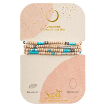 Scout Curated Wears Wood, Stone & Metal Wrap - Turquoise - BeautyOfASite - Central Illinois Gifts, Fashion & Beauty Boutique