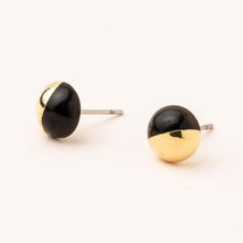 Scout Curated Wears Dipped Stone Stud Earring - Black Spinel - BeautyOfASite - Central Illinois Gifts, Fashion & Beauty Boutique