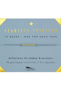 Birthday Milestone Bracelet - BeautyOfASite - Central Illinois Gifts, Fashion & Beauty Boutique