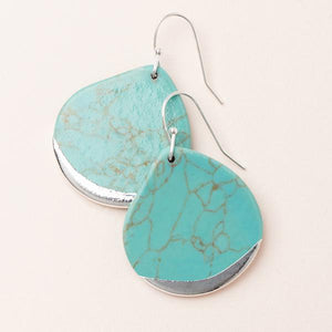 Scout Curated Wears Stone Dipped Teardrop Earring - Turquoise - BeautyOfASite - Central Illinois Gifts, Fashion & Beauty Boutique