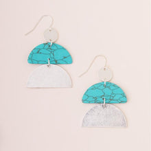 Scout Curated Wears Stone Half Moon Earring - Turquoise - BeautyOfASite - Central Illinois Gifts, Fashion & Beauty Boutique
