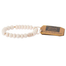 Scout Curated Wears Stone Stacking Bracelet - White Fossil - BeautyOfASite - Central Illinois Gifts, Fashion & Beauty Boutique
