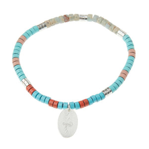 Scout Curated Wears Stone Intention Charm Bracelet - Aqua Terra - BeautyOfASite - Central Illinois Gifts, Fashion & Beauty Boutique