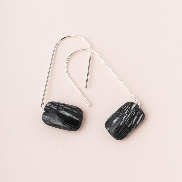 Scout Curated Wears Floating Stone Earring - Picasso Jasper ...