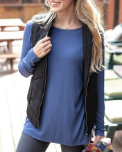 Grace & Lace Ribbed Long Sleeve Tunic Tee - BeautyOfASite - Central Illinois Gifts, Fashion & Beauty Boutique