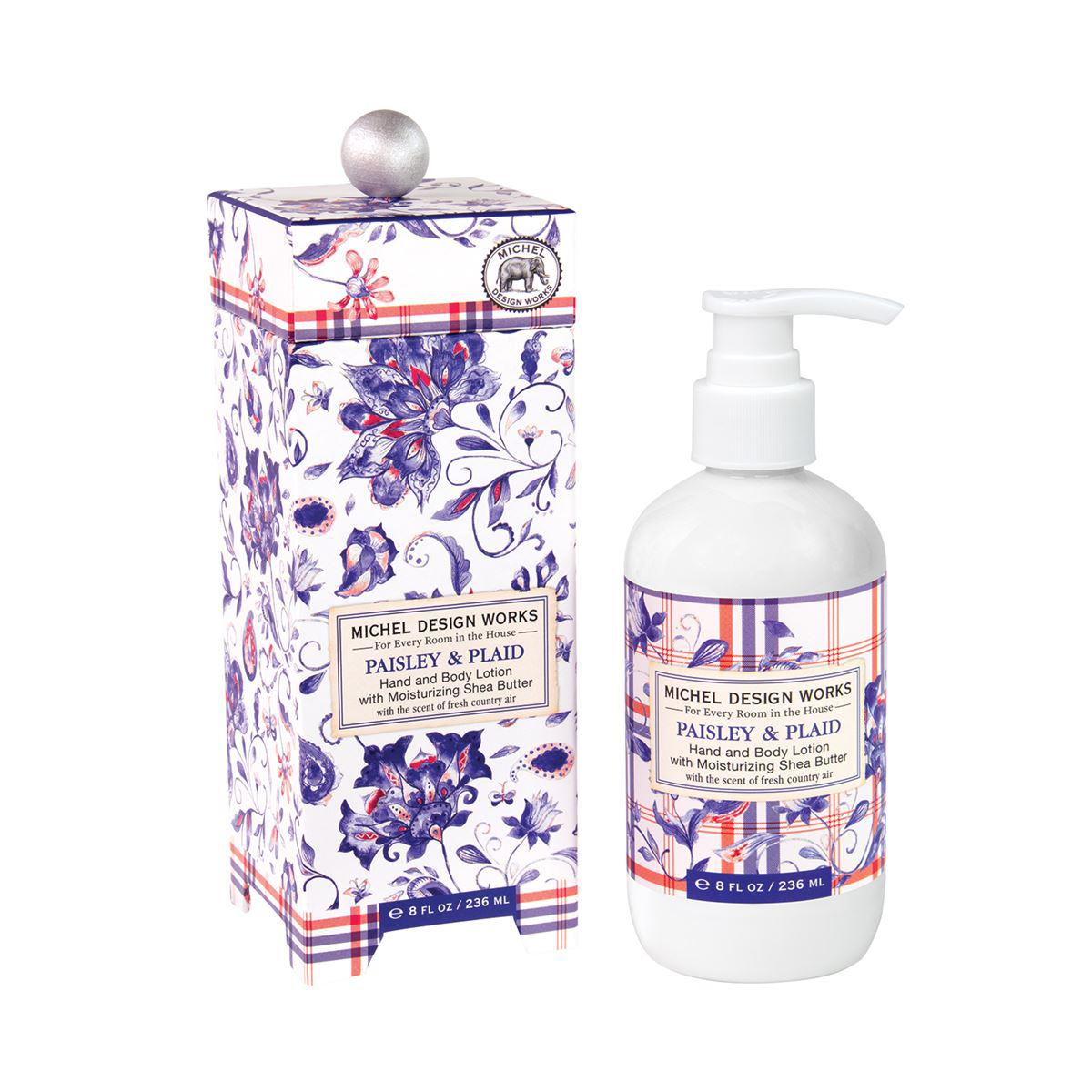 Michel Design Works Hand & Body Lotion - Paisley & Plaid - BeautyOfASite - Central Illinois Gifts, Fashion & Beauty Boutique