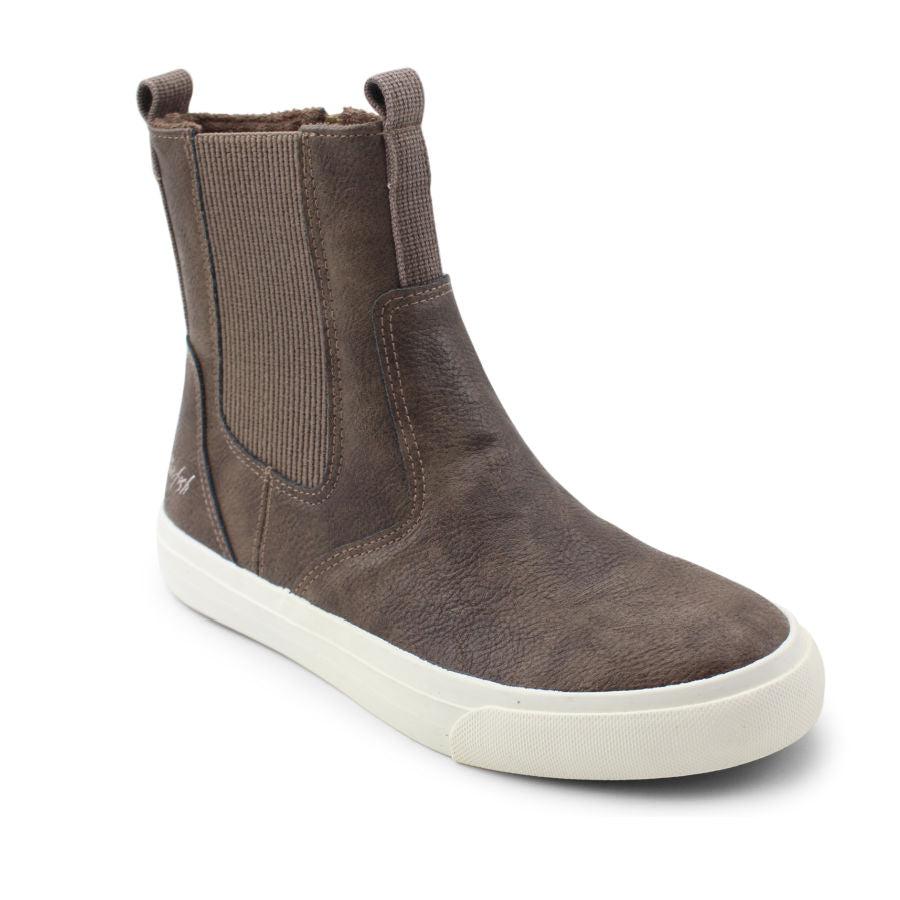 Blowfish Malibu Women’s Midnight Sneakers – Leather Upper With Side Zipper For Easy Wear