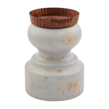 Mud Pie Short Distressed Candleholder - BeautyOfASite - Central Illinois Gifts, Fashion & Beauty Boutique