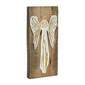 Mud Pie Reclaimed Wood Gold Christmas Plaque - BeautyOfASite - Central Illinois Gifts, Fashion & Beauty Boutique