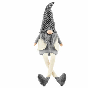 Mud Pie Deluxe Neutral Dangle Leg Gnome - BeautyOfASite - Central Illinois Gifts, Fashion & Beauty Boutique