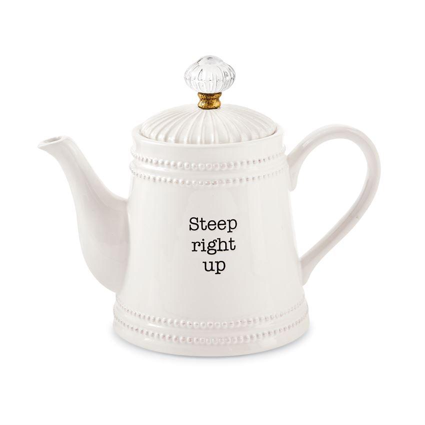 Mud Pie Door Knob Teapot - BeautyOfASite - Central Illinois Gifts, Fashion & Beauty Boutique