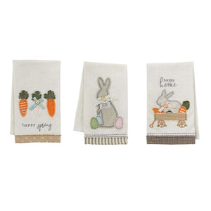 Mud Pie Easter Applique Towel - BeautyOfASite - Central Illinois Gifts, Fashion & Beauty Boutique