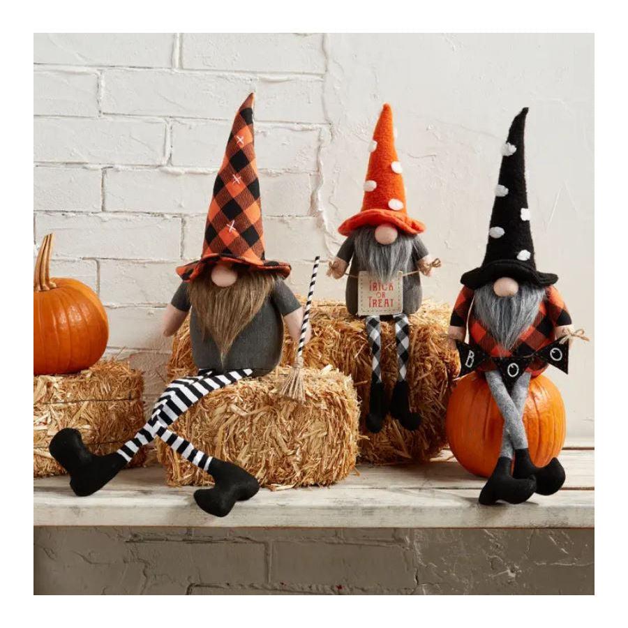 Mud Pie Halloween Dangle Leg Gnome - BeautyOfASite - Central Illinois Gifts, Fashion & Beauty Boutique