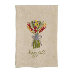 Mud Pie Fall French Knot Towels - BeautyOfASite - Central Illinois Gifts, Fashion & Beauty Boutique