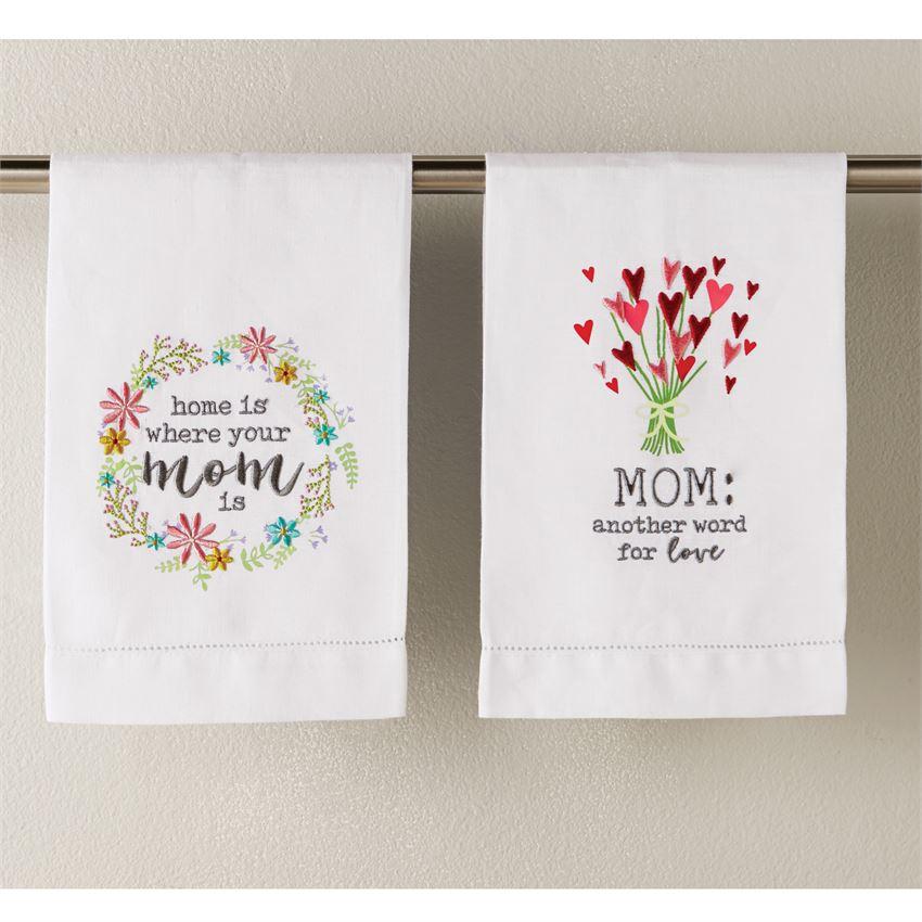 Mud Pie Mom Towels - BeautyOfASite - Central Illinois Gifts, Fashion & Beauty Boutique