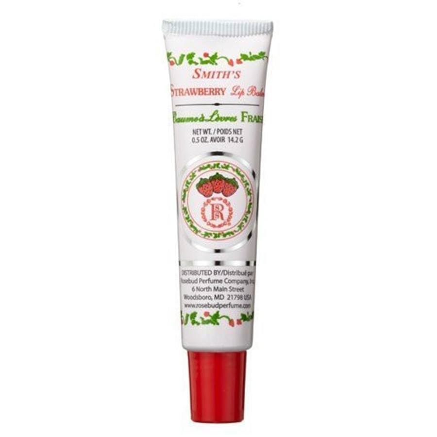 Rosebud Perfume Co Smith's Strawberry Lip Balm Tube - 0.5 oz - BeautyOfASite - Central Illinois Gifts, Fashion & Beauty Boutique