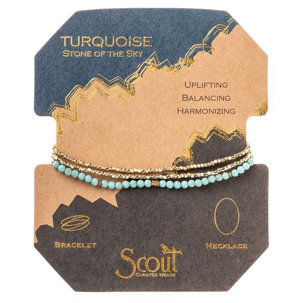 Scout Stone Wrap Bracelet/Necklace
