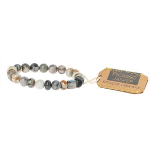 Scout Curated Wears Stone Stacking Bracelet - Picasso Jasper - BeautyOfASite - Central Illinois Gifts, Fashion & Beauty Boutique