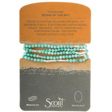 Scout Curated Wears Stone Wrap Bracelet/Necklace - Turquoise - BeautyOfASite - Central Illinois Gifts, Fashion & Beauty Boutique